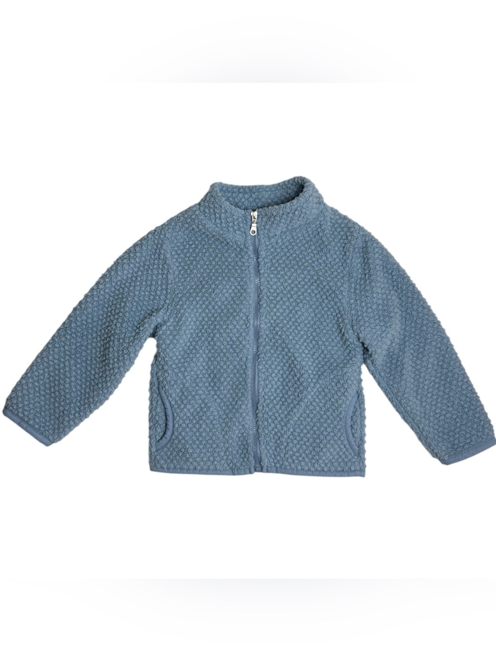 Fleece Zipper Jacket Blue 4 (110)